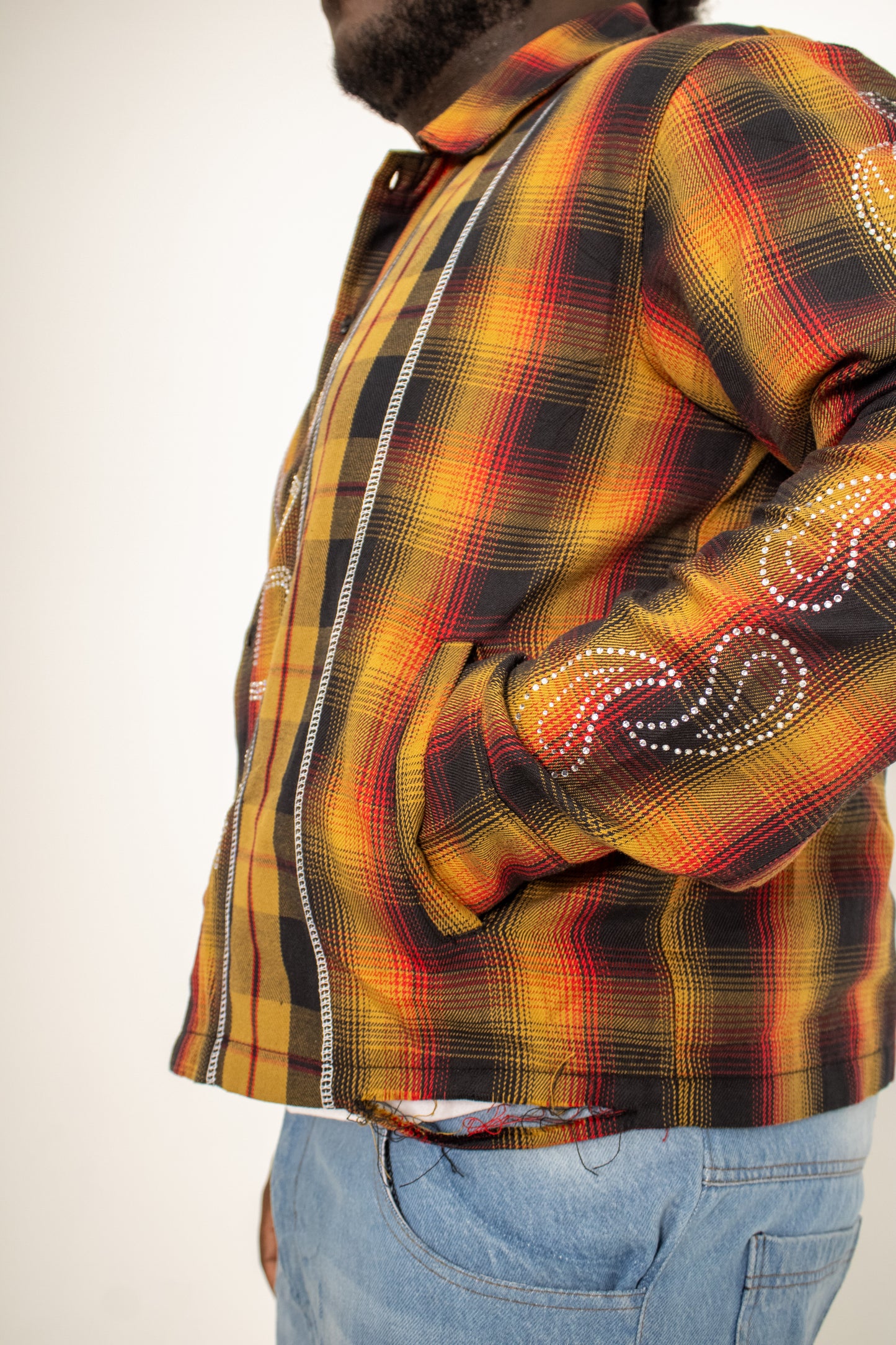 Infinityrackss “ family “ Flannel (Orange)