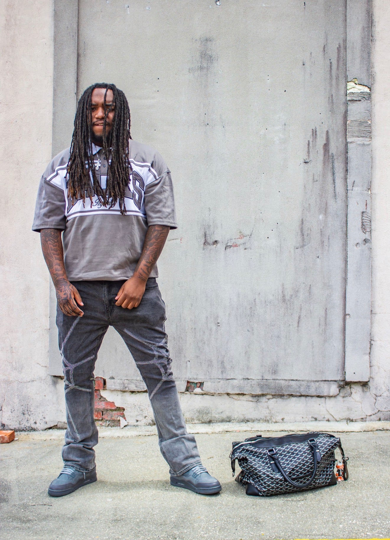 Infinityrackss Summer Rugby Polo Tee (Grey)