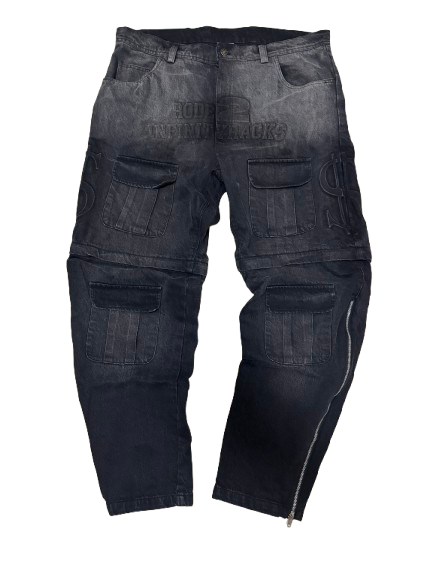 Infinityrackss “ Growth” Convertible Denim Pants/Shorts