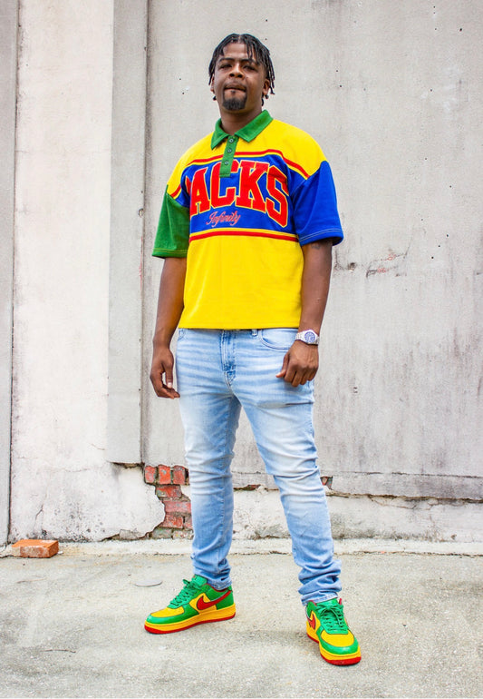 Infinityrackss Summer Rugby Polo Tee (Yellow)