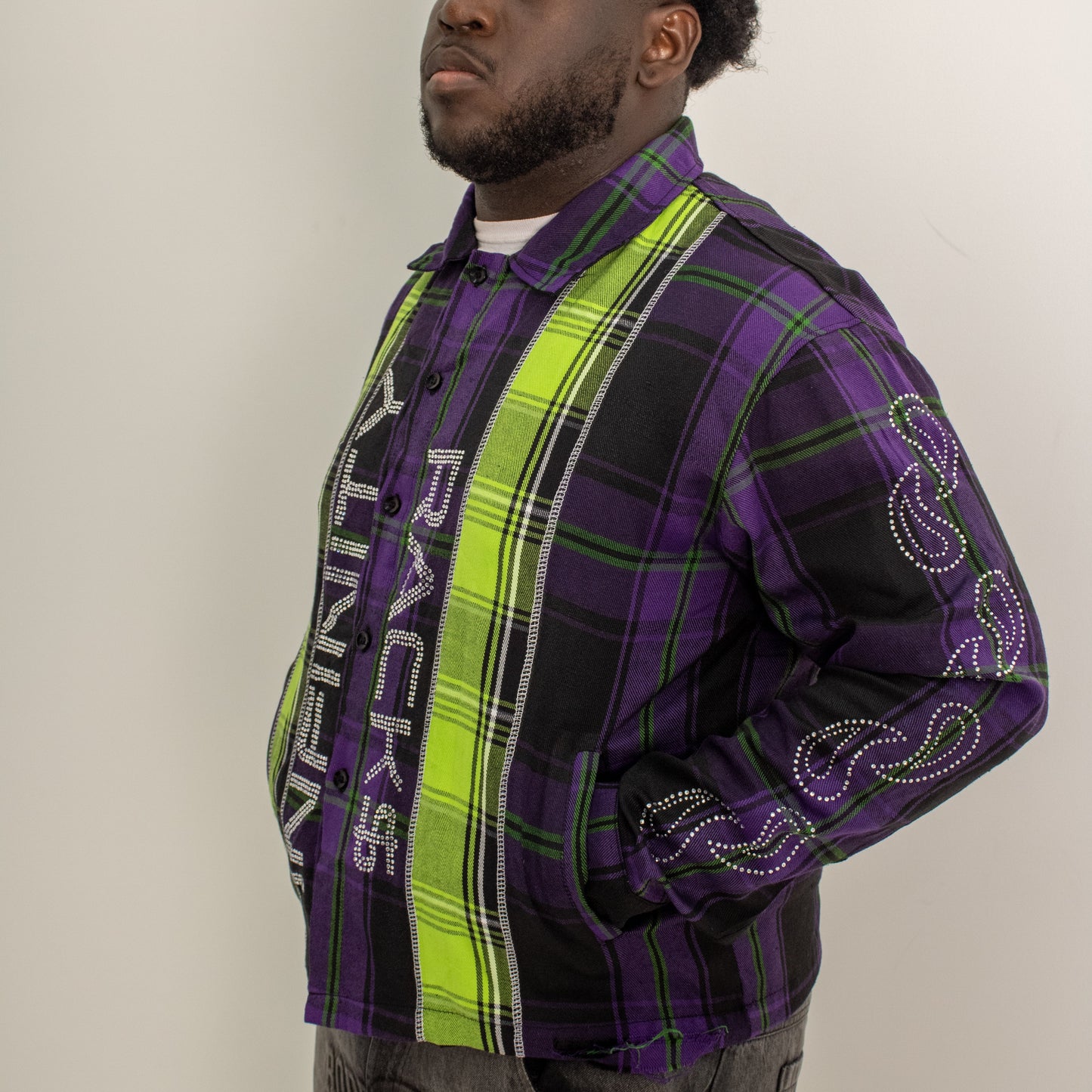 Infinityrackss “Family” Flannel (Purple)