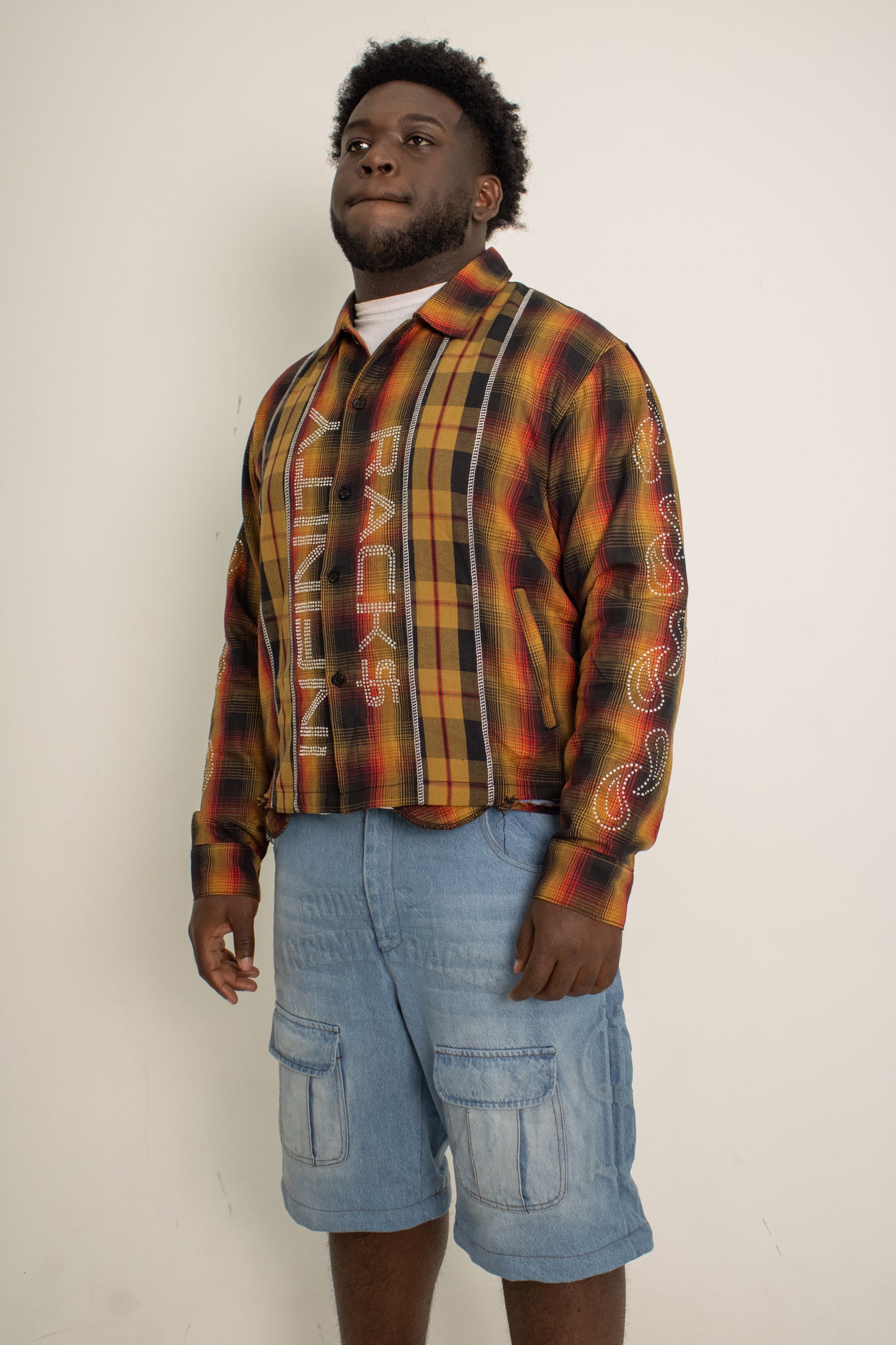 Infinityrackss “ family “ Flannel (Orange)