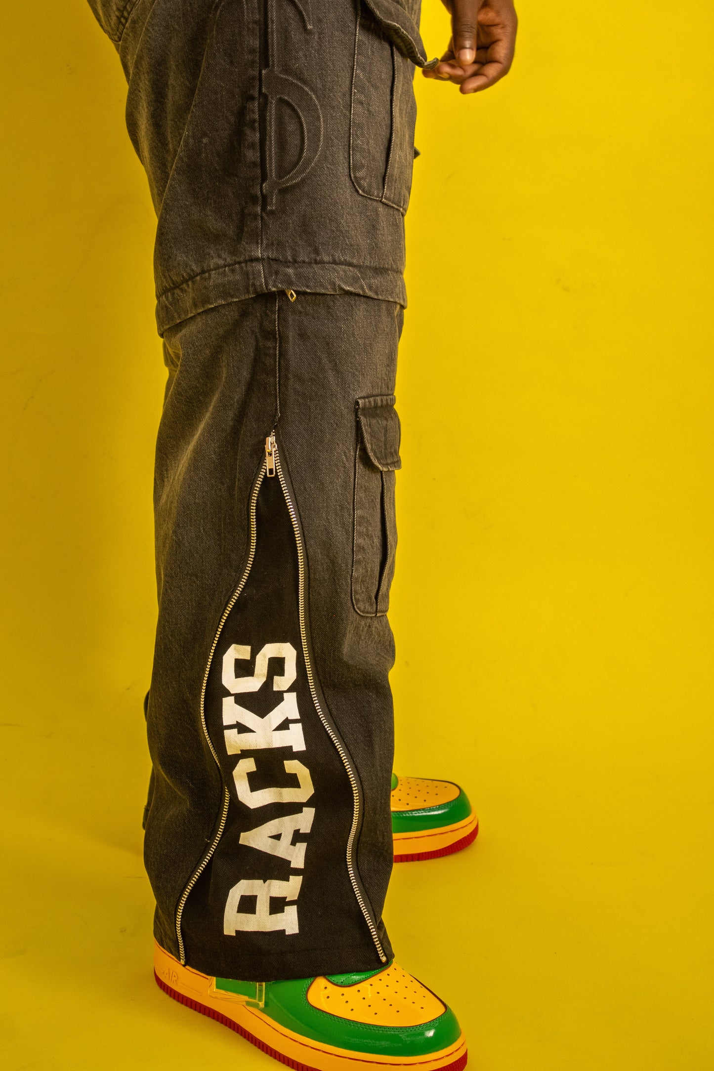 Infinityrackss “ Growth” Convertible Denim Pants/Shorts