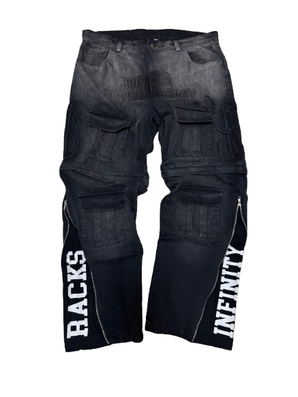 Infinityrackss “ Growth” Convertible Denim Pants/Shorts